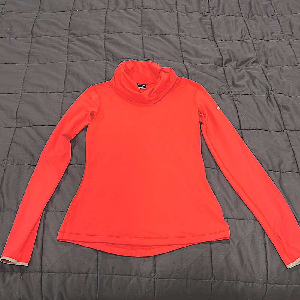 Pink Nike Pro long sleeve performance top. Size small